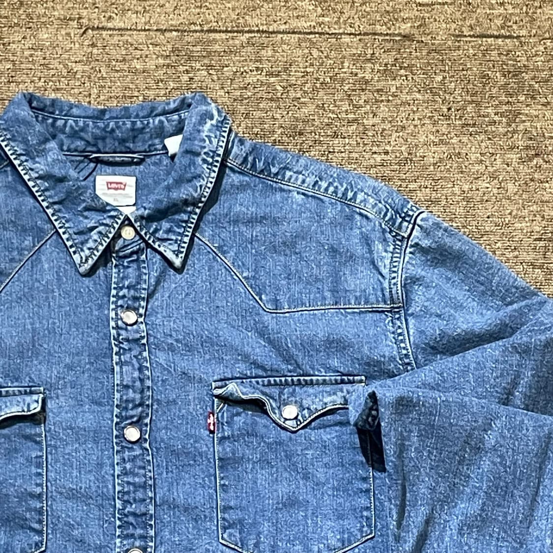 (XL) Levi's 리바이스 코튼 데님 셔츠 스탠다드 핏 상품이미지2