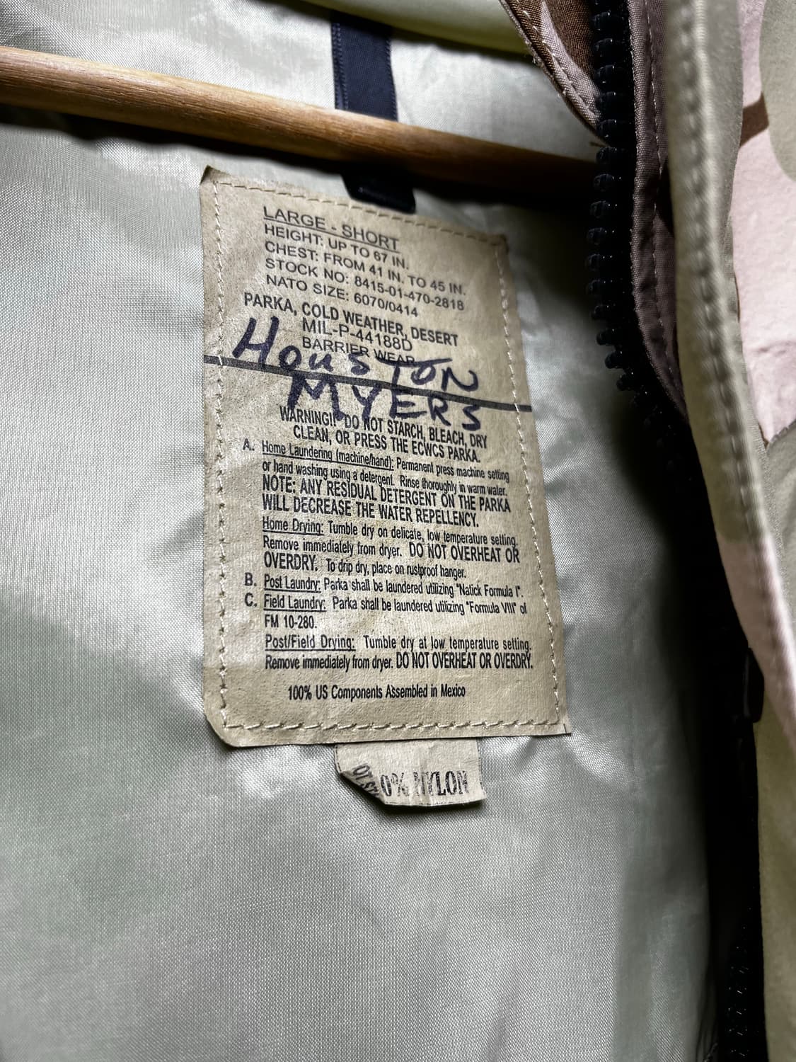 미군 사막3색 데저트 카모 고어텍스 파카 상품이미지4