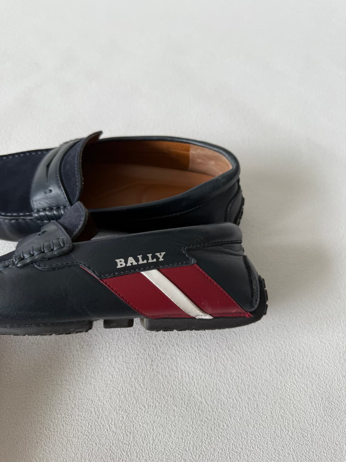 [US7.5]발리(BALLY) 드라이빙 슈즈(NAVY, ITALY) 상품이미지8