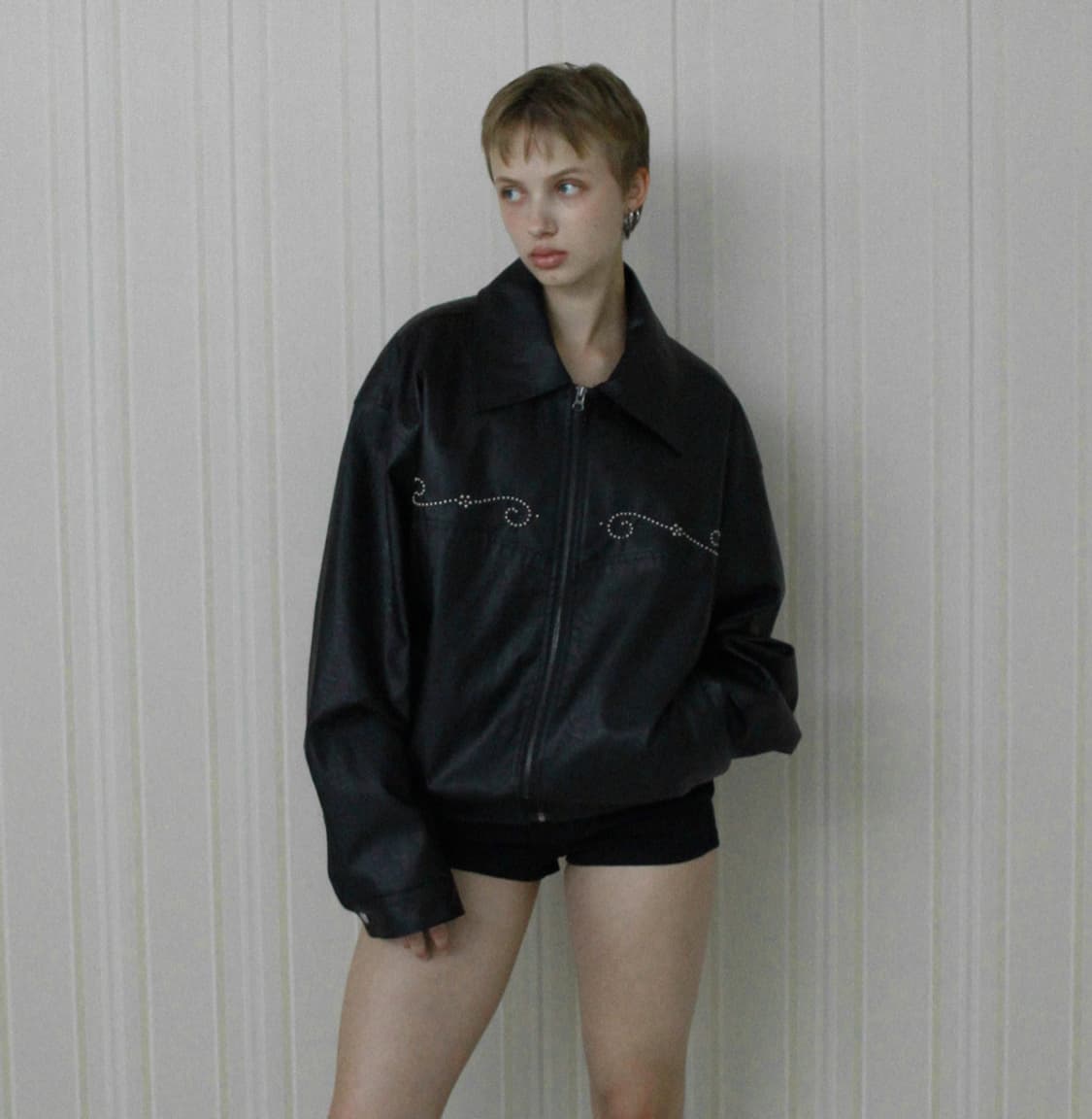 벤에시 레더자켓 Studded Western Leather Jacket 상품이미지4