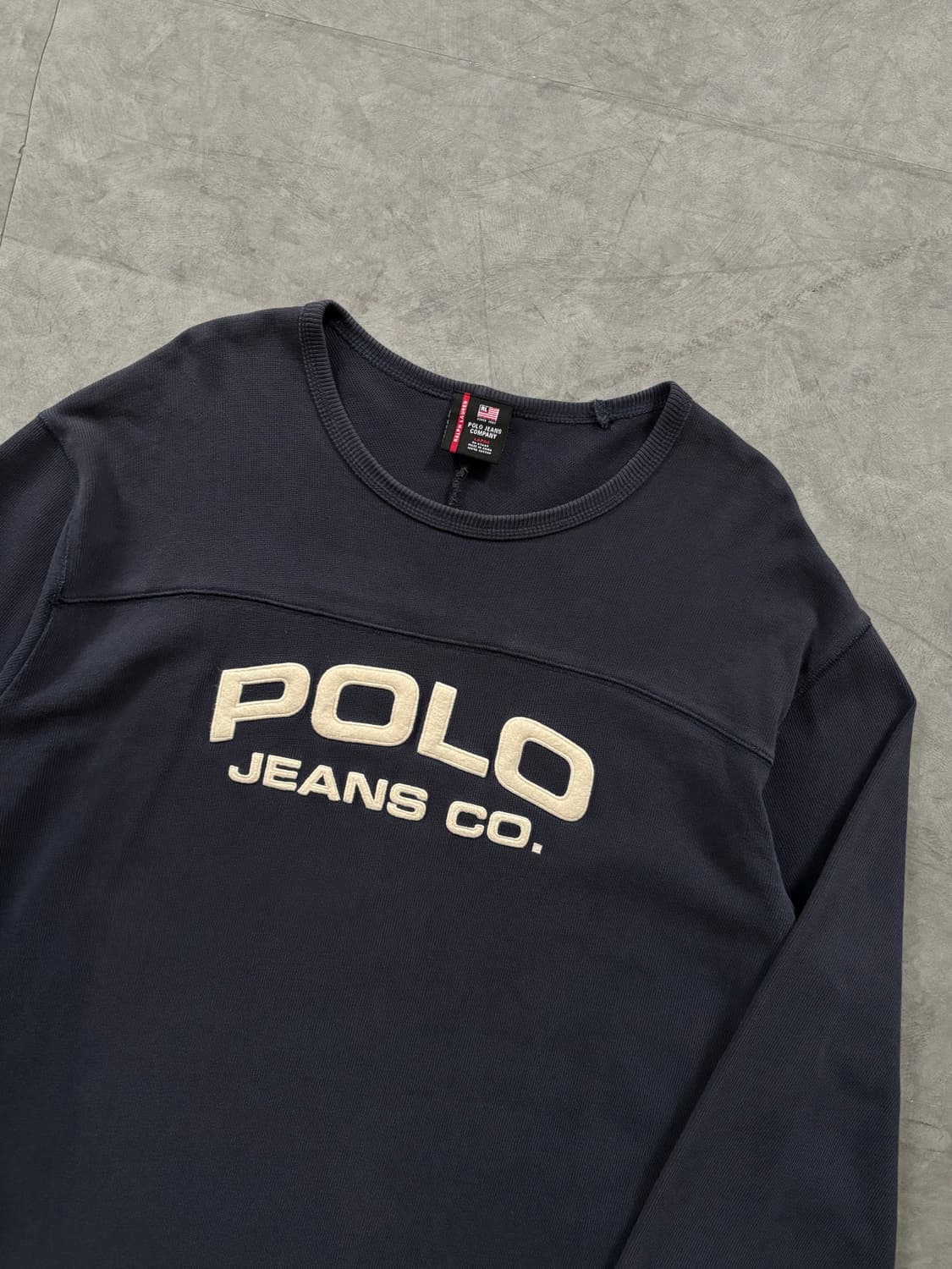 Polo 폴로 진스 네이비 아치로고 롱슬리브 상품이미지4