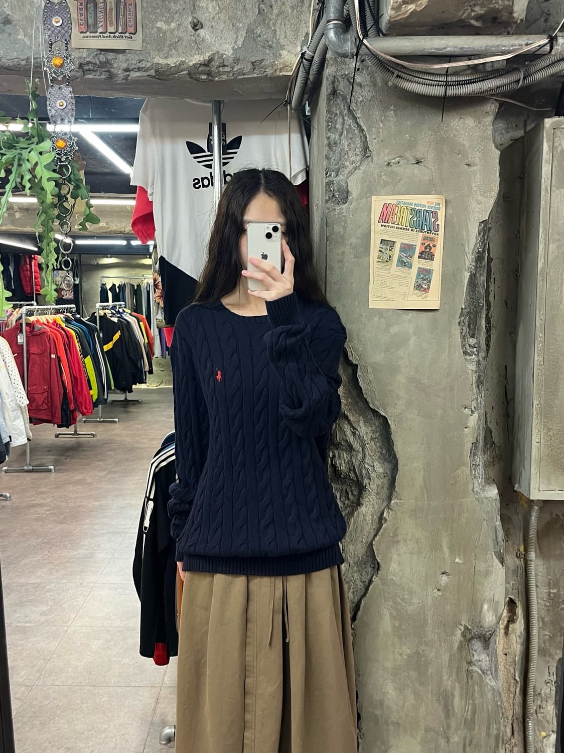 폴로 랄프로렌 니트 네이비 M #csz1766 상품이미지2