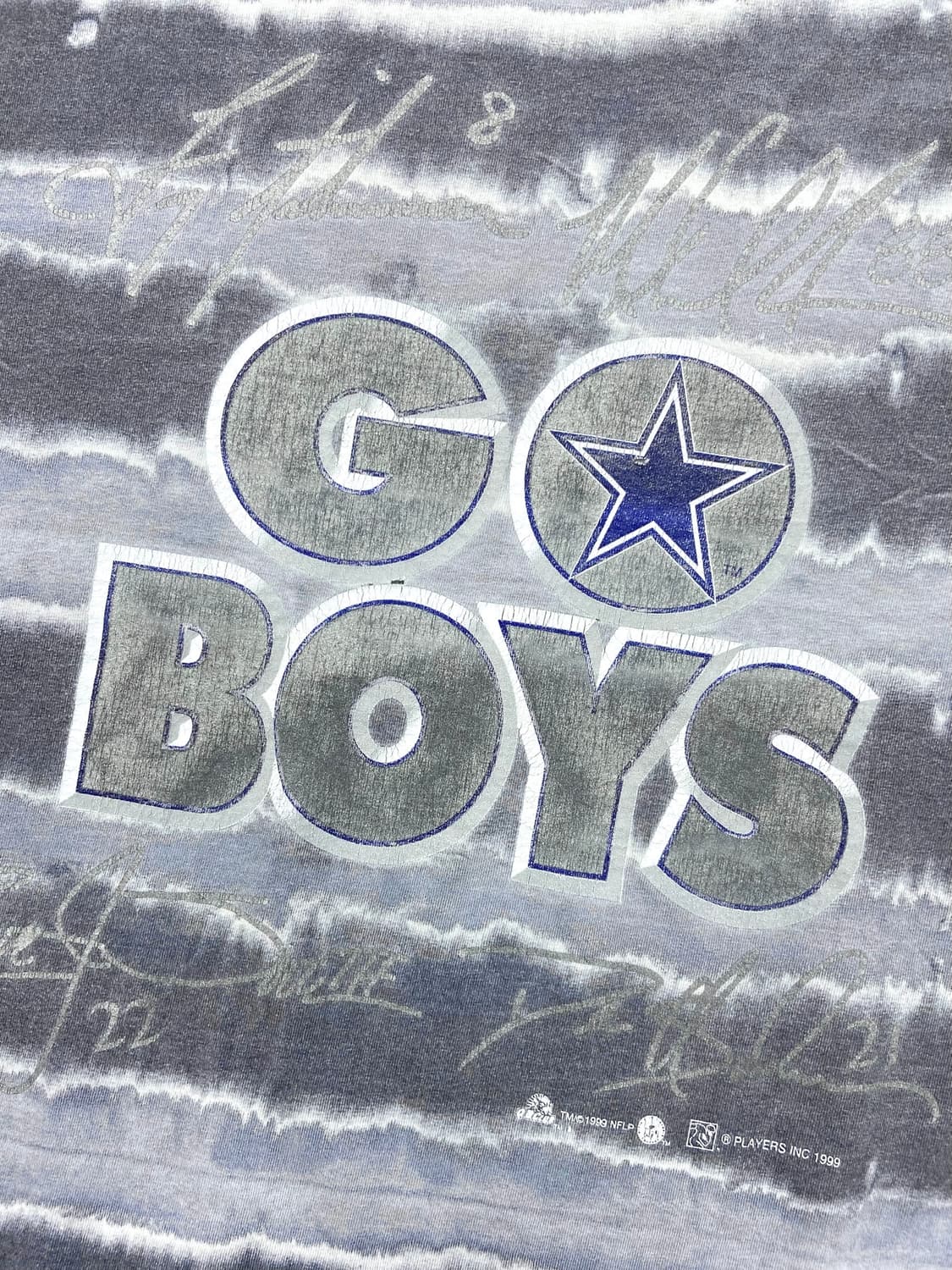 1999 NFL 댈러스 카우보이 “GO BOYS” 반팔 티셔츠 상품이미지4