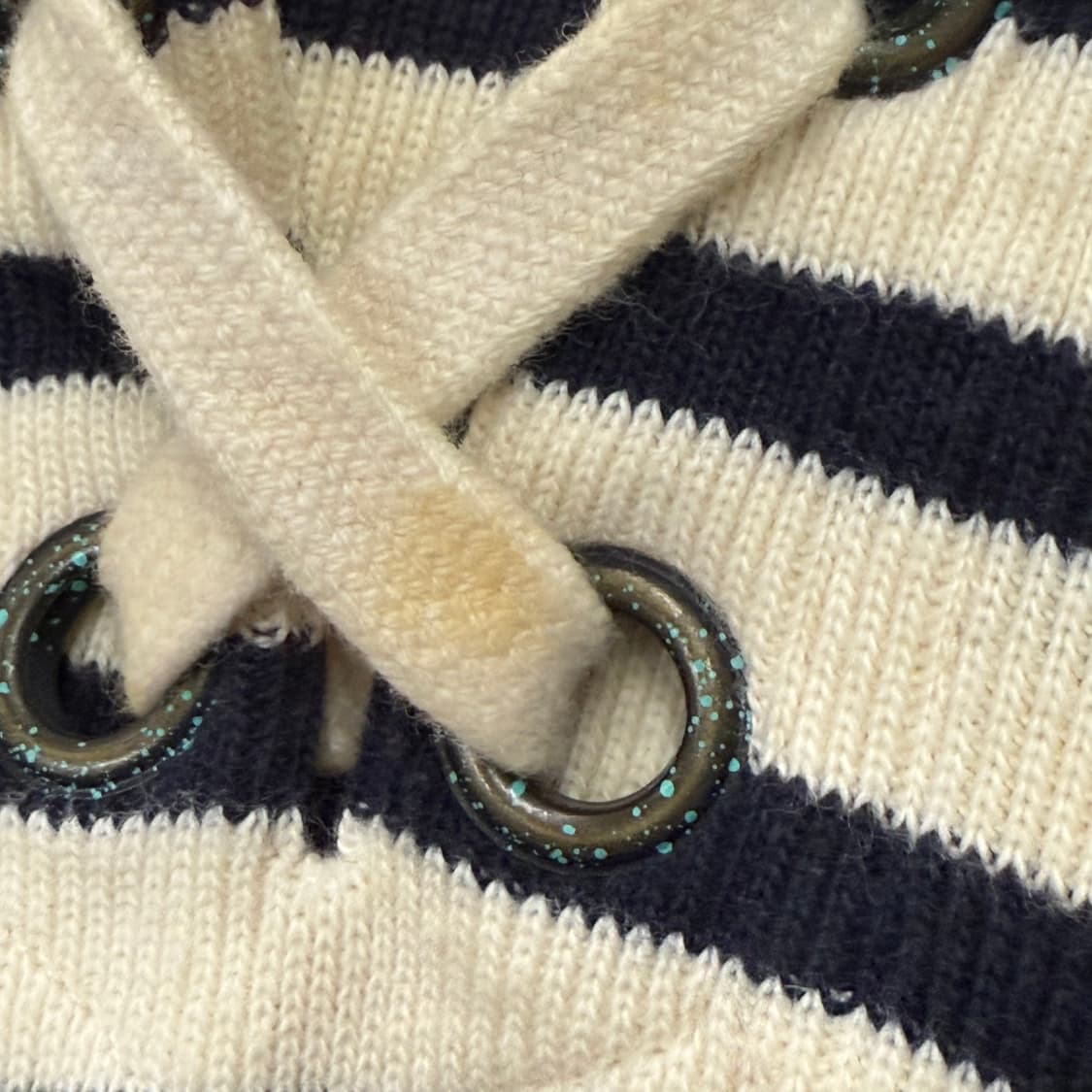 폴로 랄프로렌 스트라이프 흰검 후드티  상품이미지7