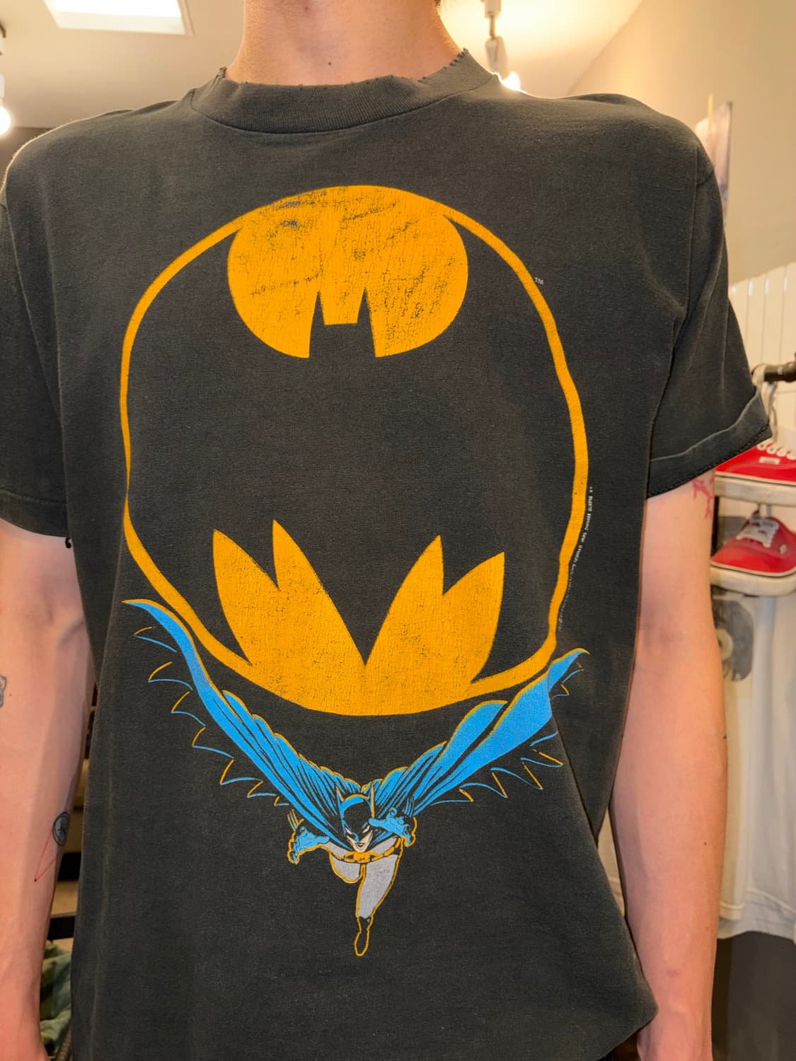 80’s Batman DC promo hard faded single T 상품이미지6