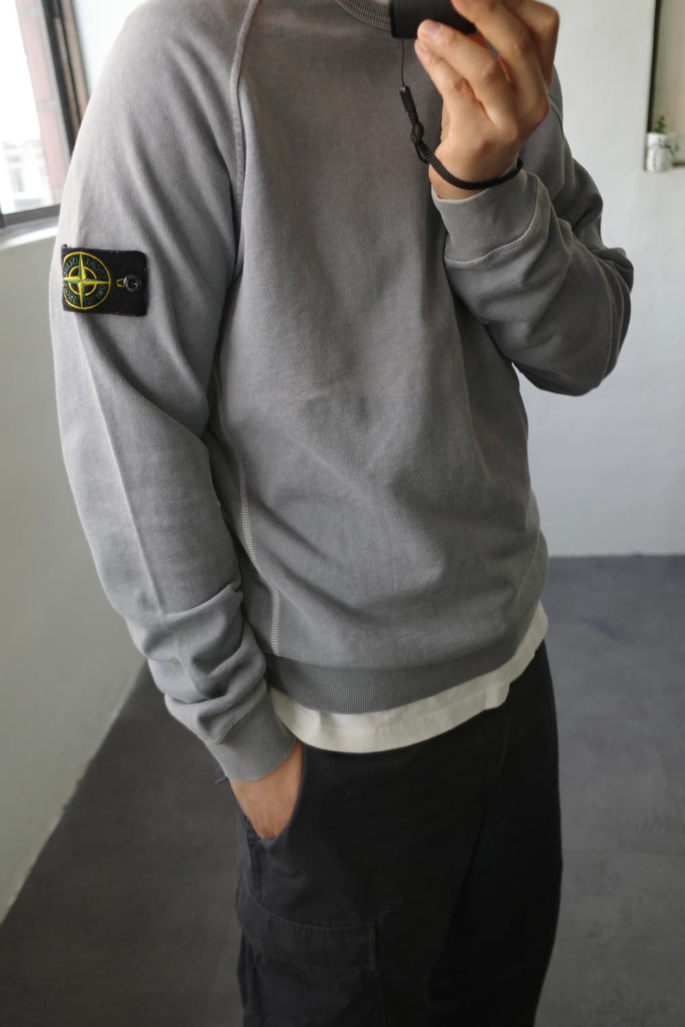 스톤아일랜드 가먼트다잉 스웻셔츠 상품이미지8