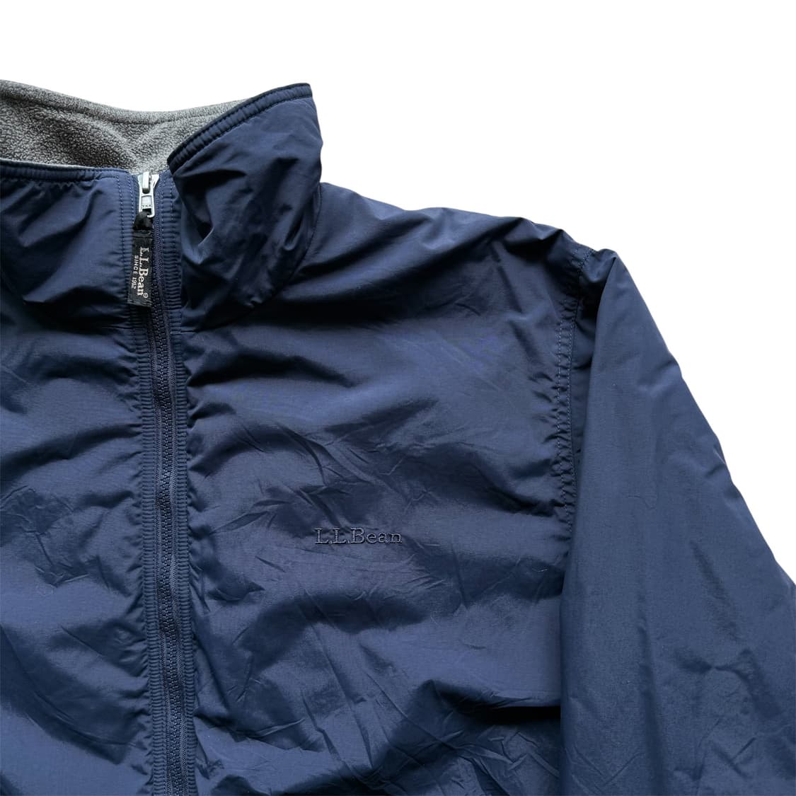 00s LL Bean 웜업 자켓 네이비 상품이미지4