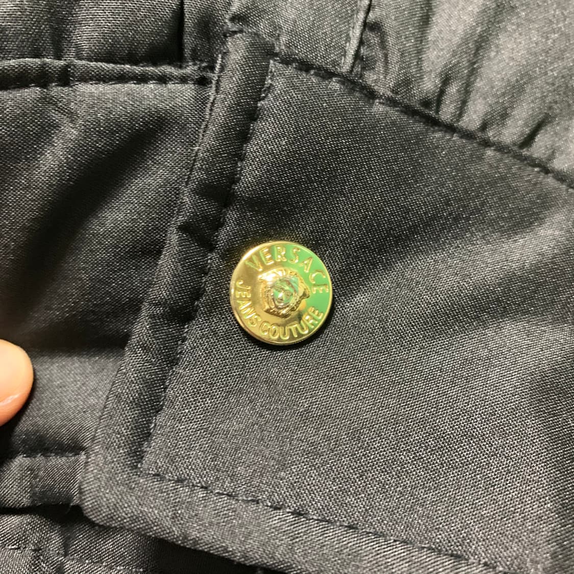 베르사체 미니로고 블루종자켓(정품) 상품이미지7