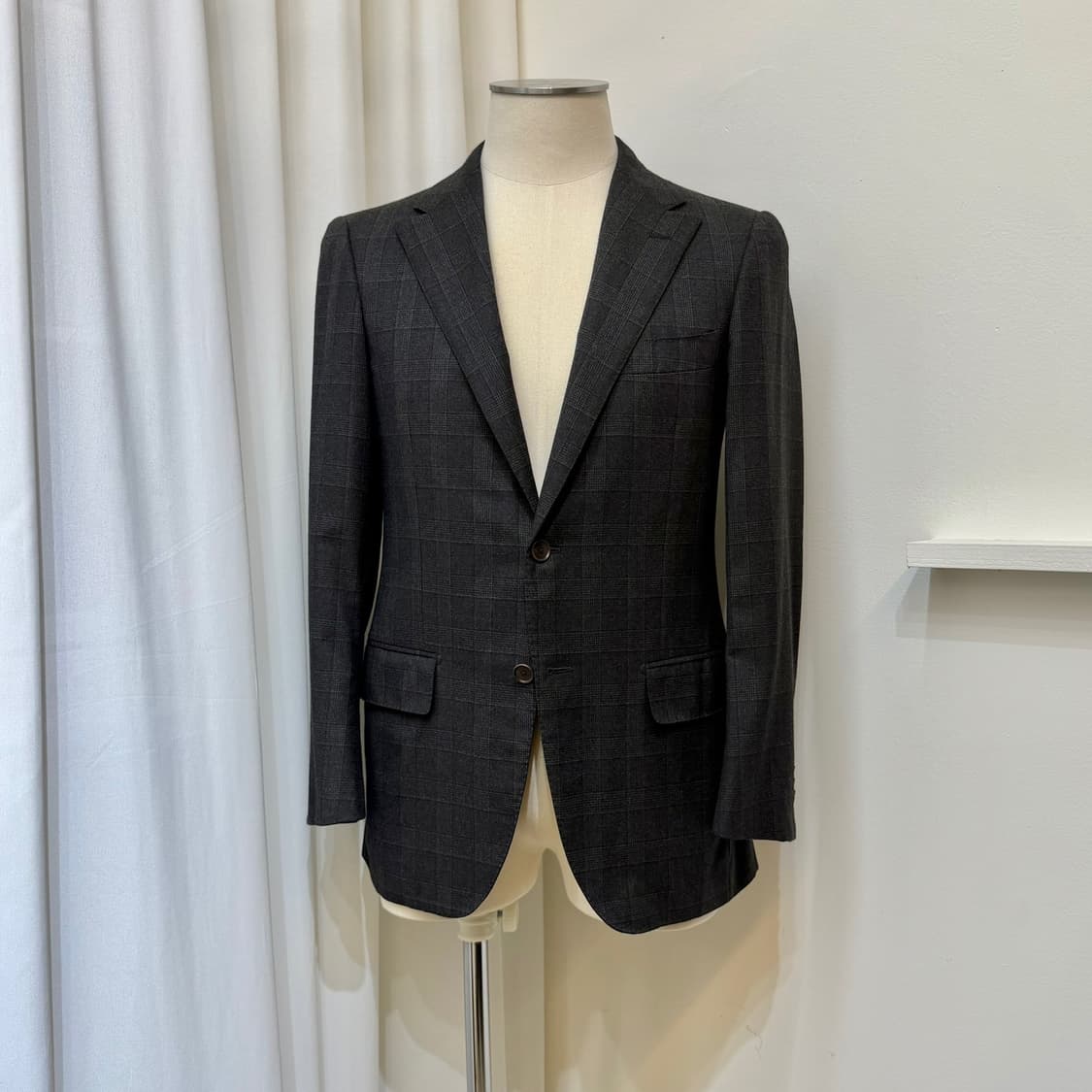United Arrows 빈티지 글렌체크 자켓 상품이미지7