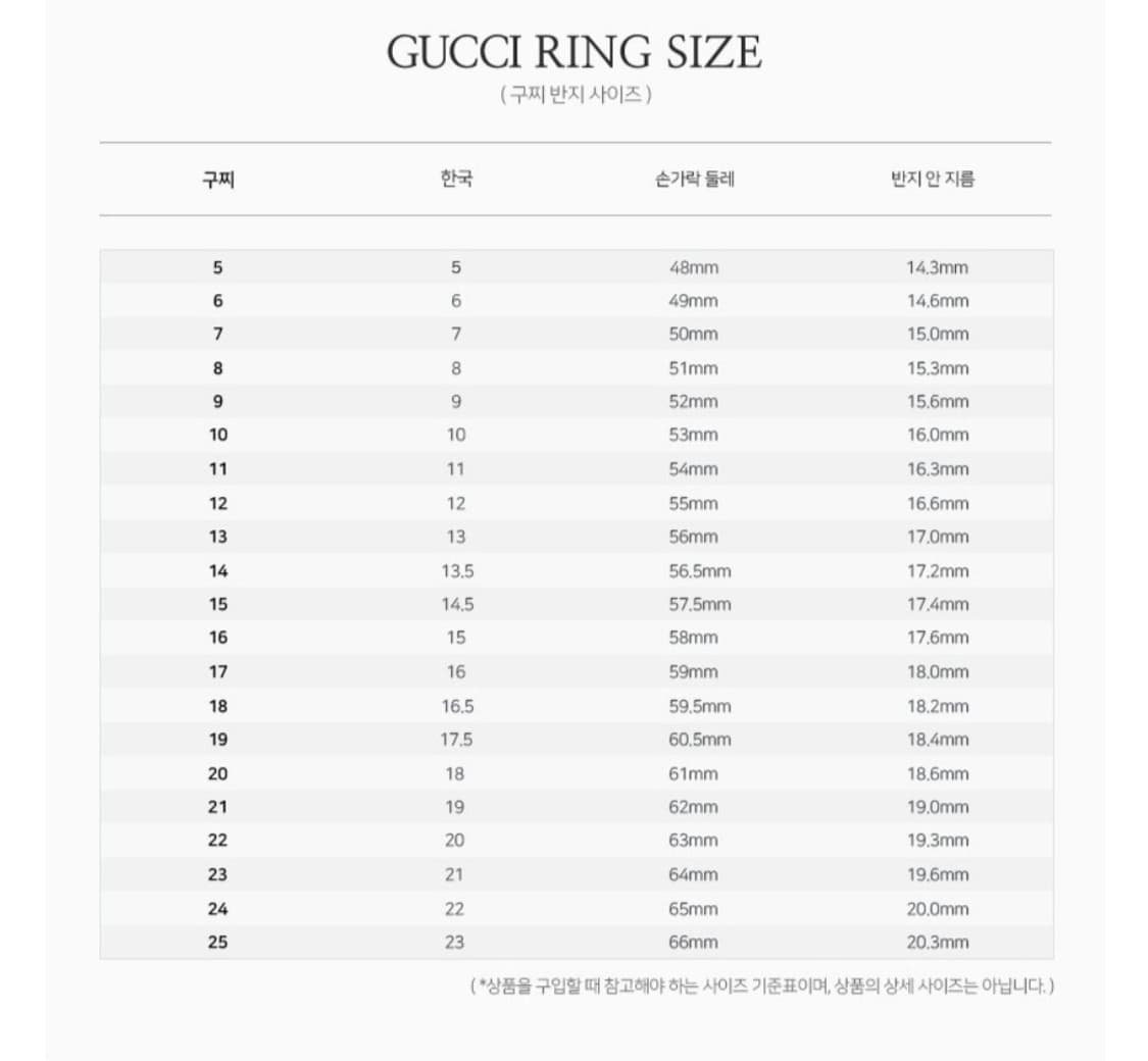 구찌 고스트링 6mm 23호 상품이미지7