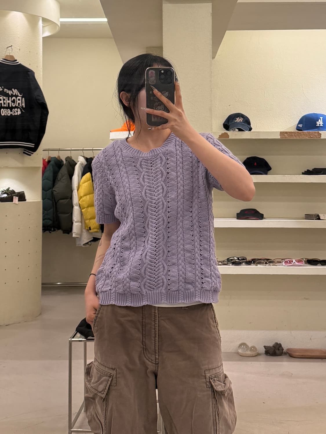 브룩스브라더스 패턴 반팔 니트 U870 상품이미지1