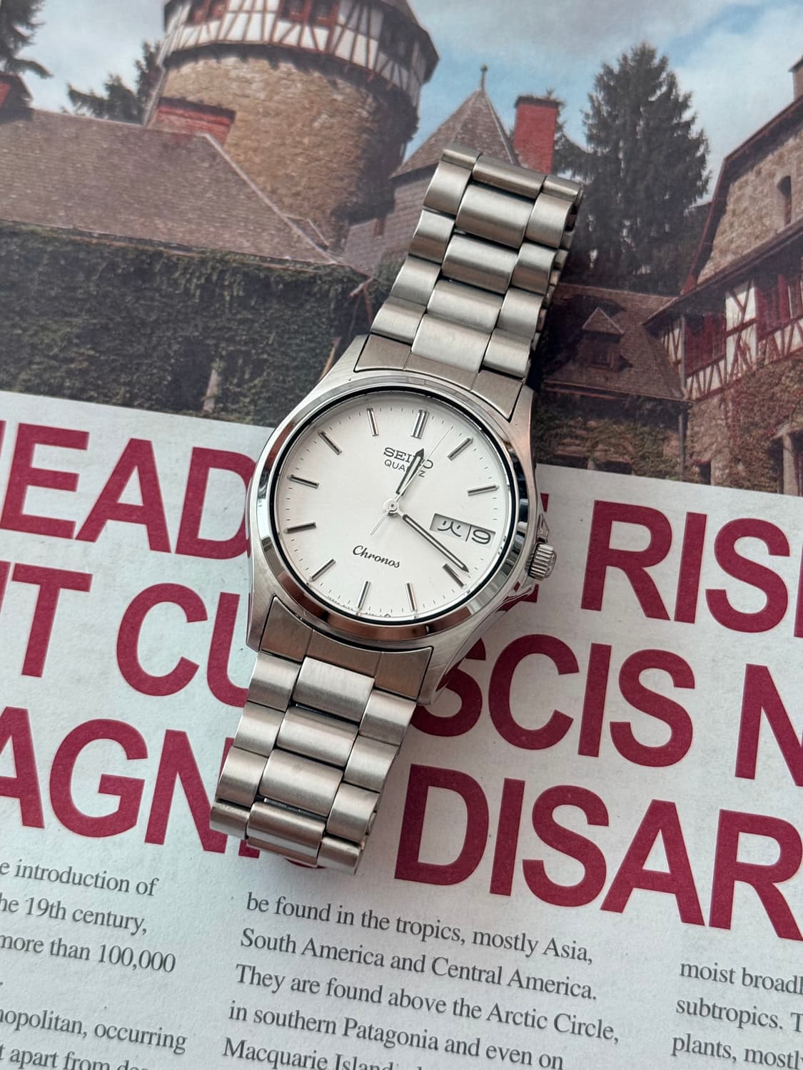 Seiko 세이코 쿼츠 Chronos Day-Date 1980 상품이미지2