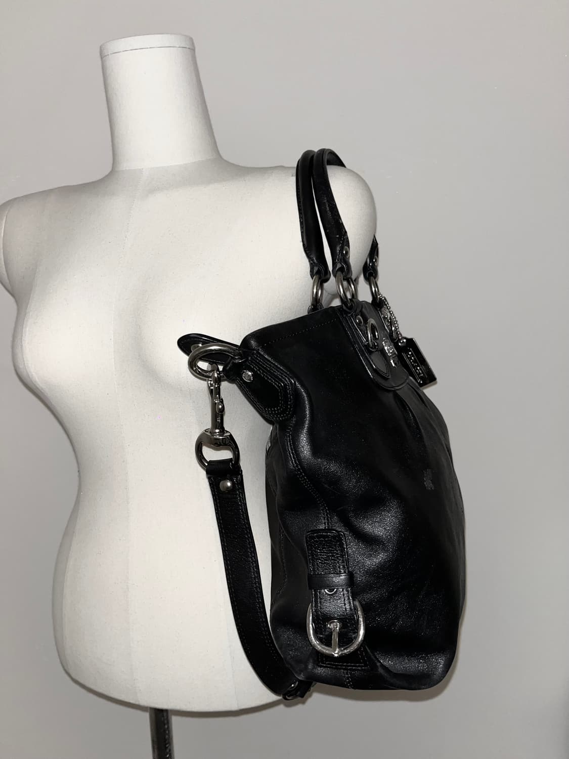 📦 Old Coach all black Shoulder Bag 상품이미지7