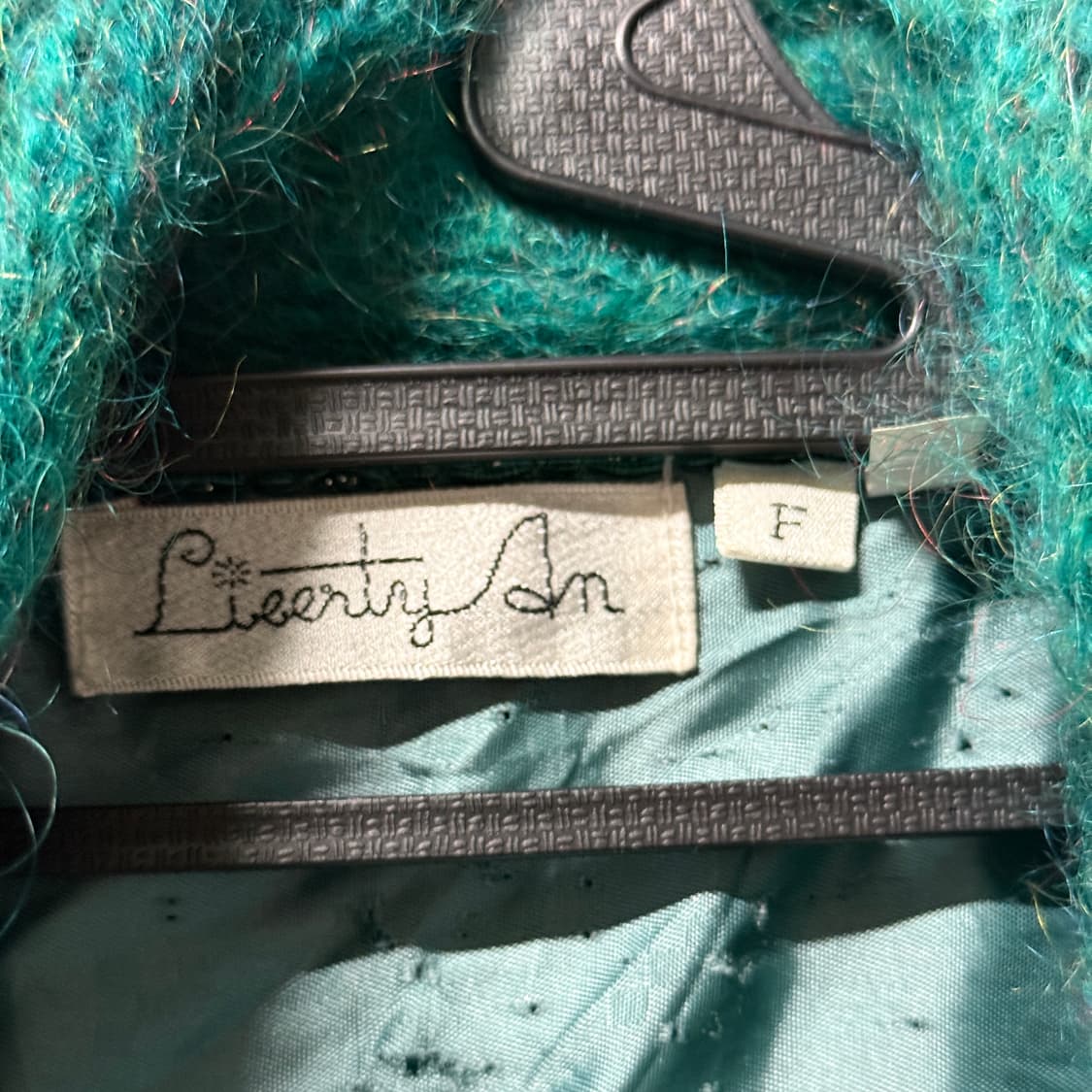 VTG 빈티지 오리엔탈 자수 디테일 울 혼방 롱 코트 틸 상품이미지5