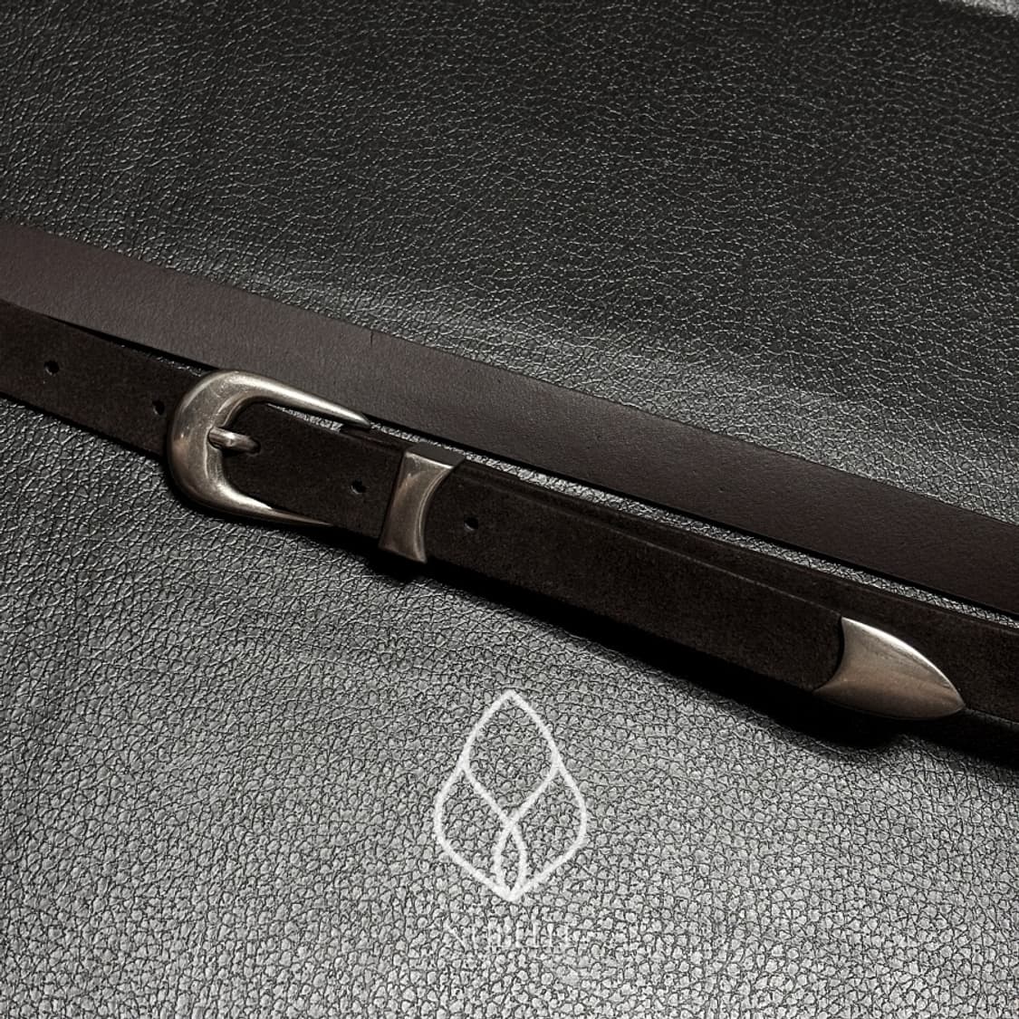🌗 Suede western belt / 스웨이드 소가죽 벨트 상품이미지2