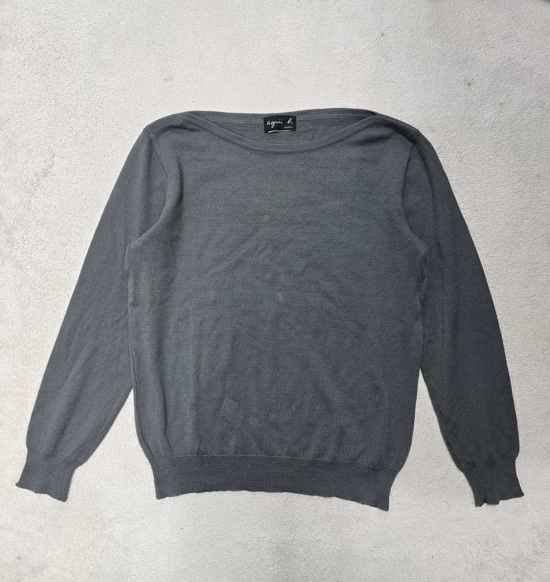 아네스베 그레이 울 니트 S 상품이미지1