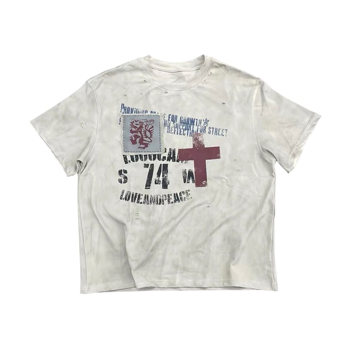VINTAGE mood distressed T-shirt 상품이미지1