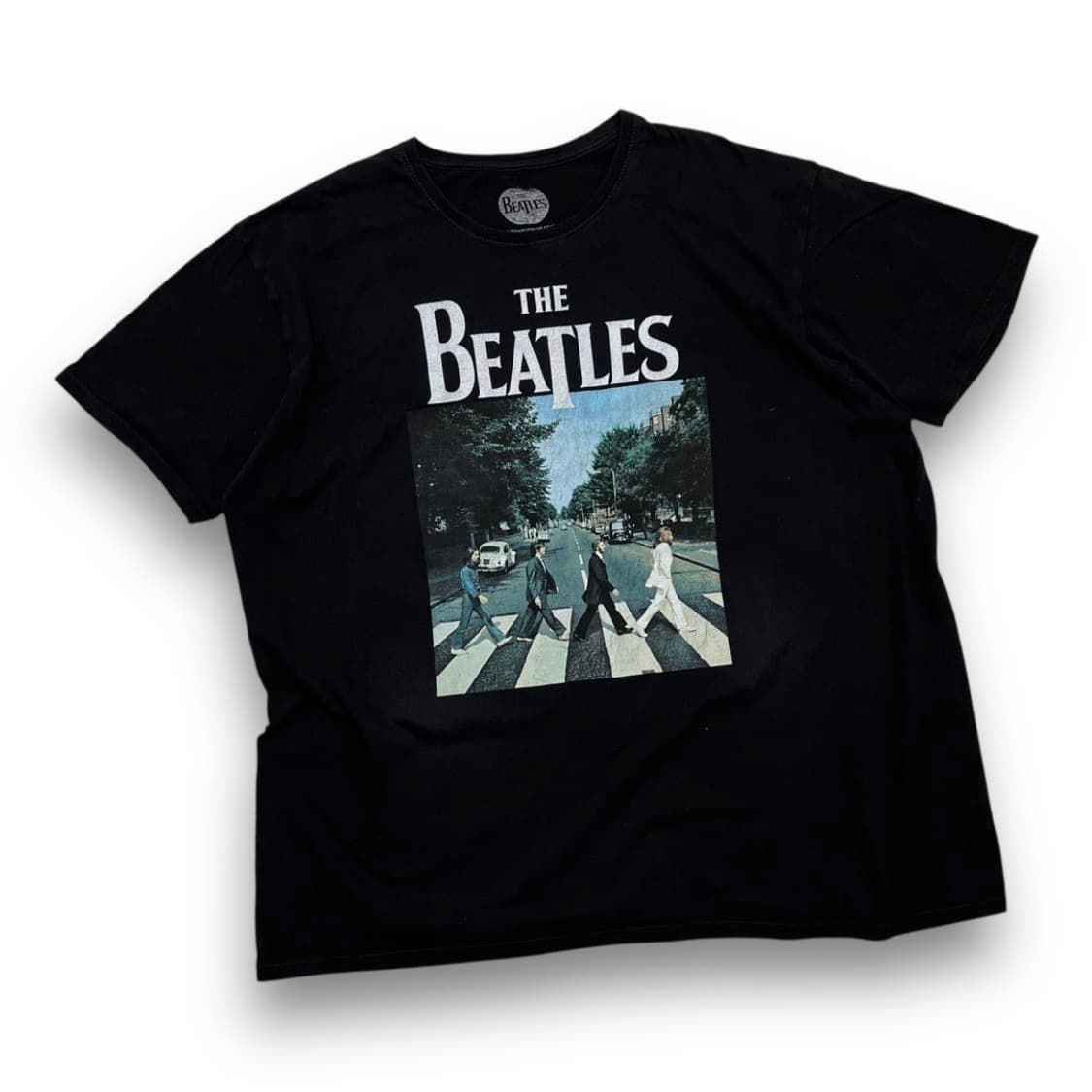 비틀즈 2020s 락밴드 애플 신호등 디스코스래피 반팔티 상품이미지1