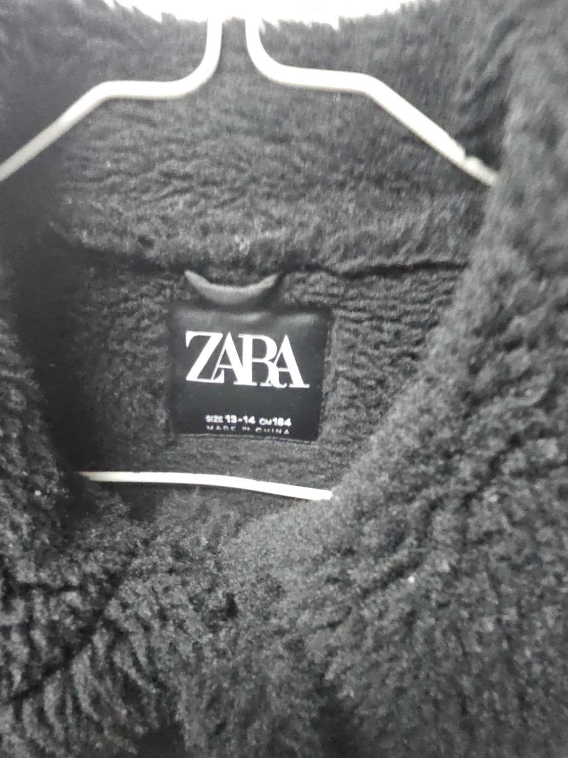 자라 블랙 무스탕 자켓 M 상품이미지2