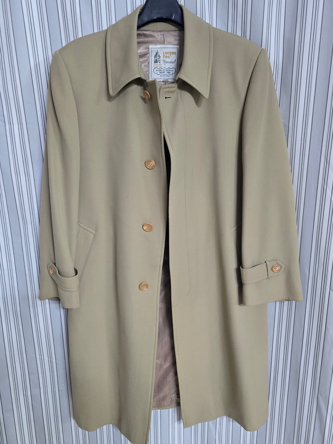 (95) 런던포그 베이지색 남성 코트 상품이미지2