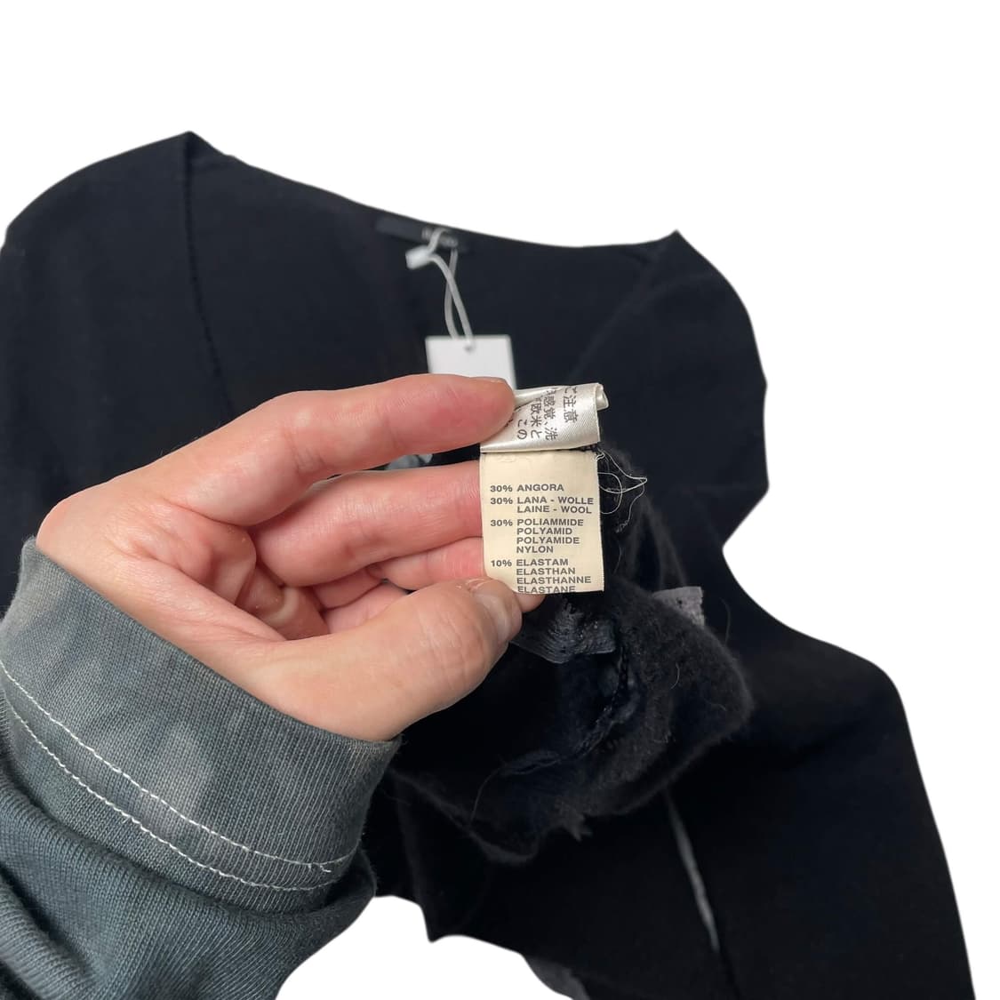 Ruzzo 앙고라 울 블렌드 트리밍 가디건 (italy made) 상품이미지6