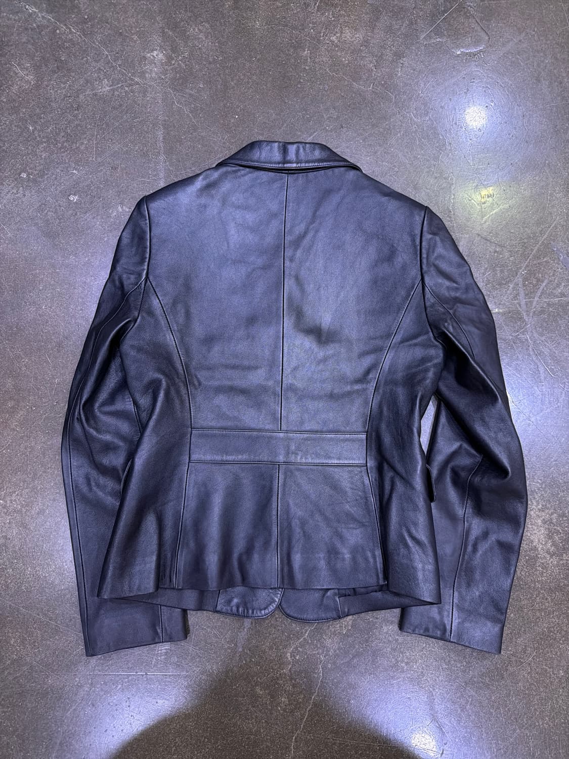 Leesmore 리스모어 심플 싱글 원버튼 양가죽 자켓 55 상품이미지2