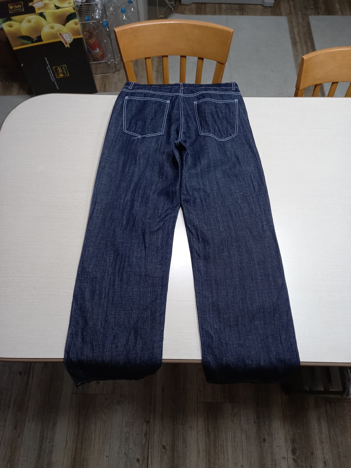 32 새상품 The Cross Jean 봄여름용 린넨 데님 32-347 상품이미지2