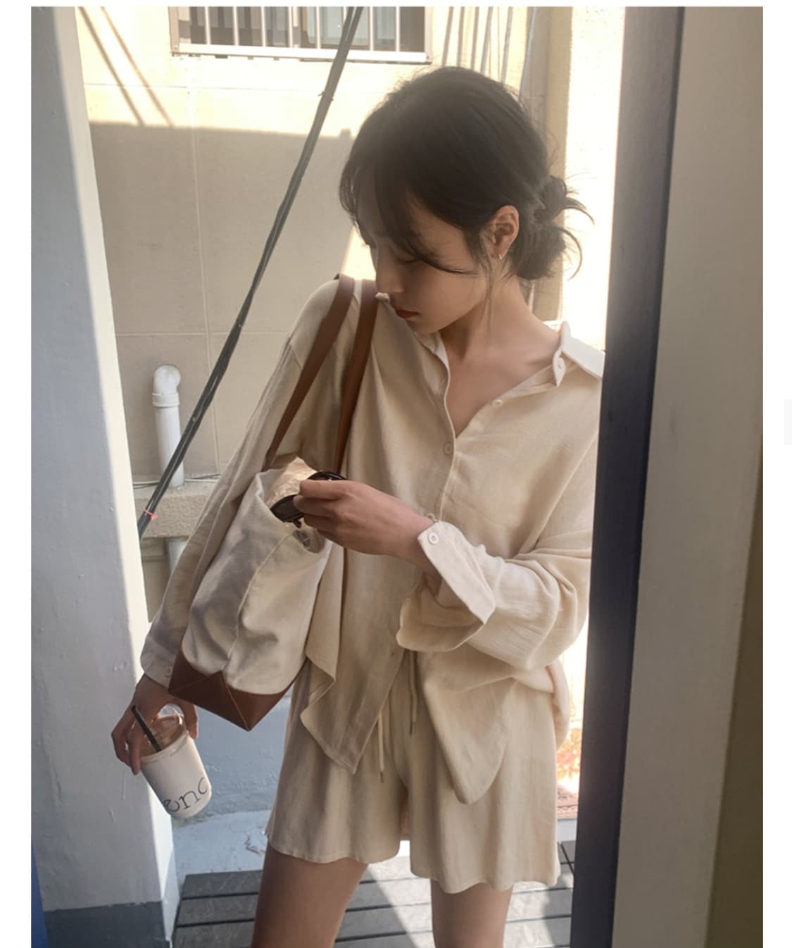 린넨 투피스세트 상품이미지4