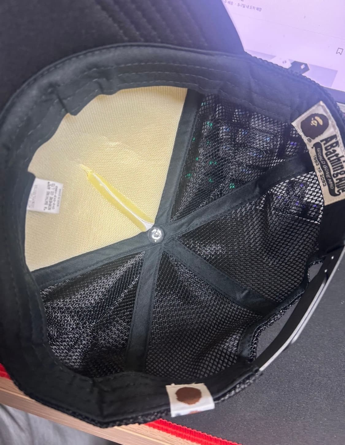 베이프 매쉬 트러커캡 판매 상품이미지3