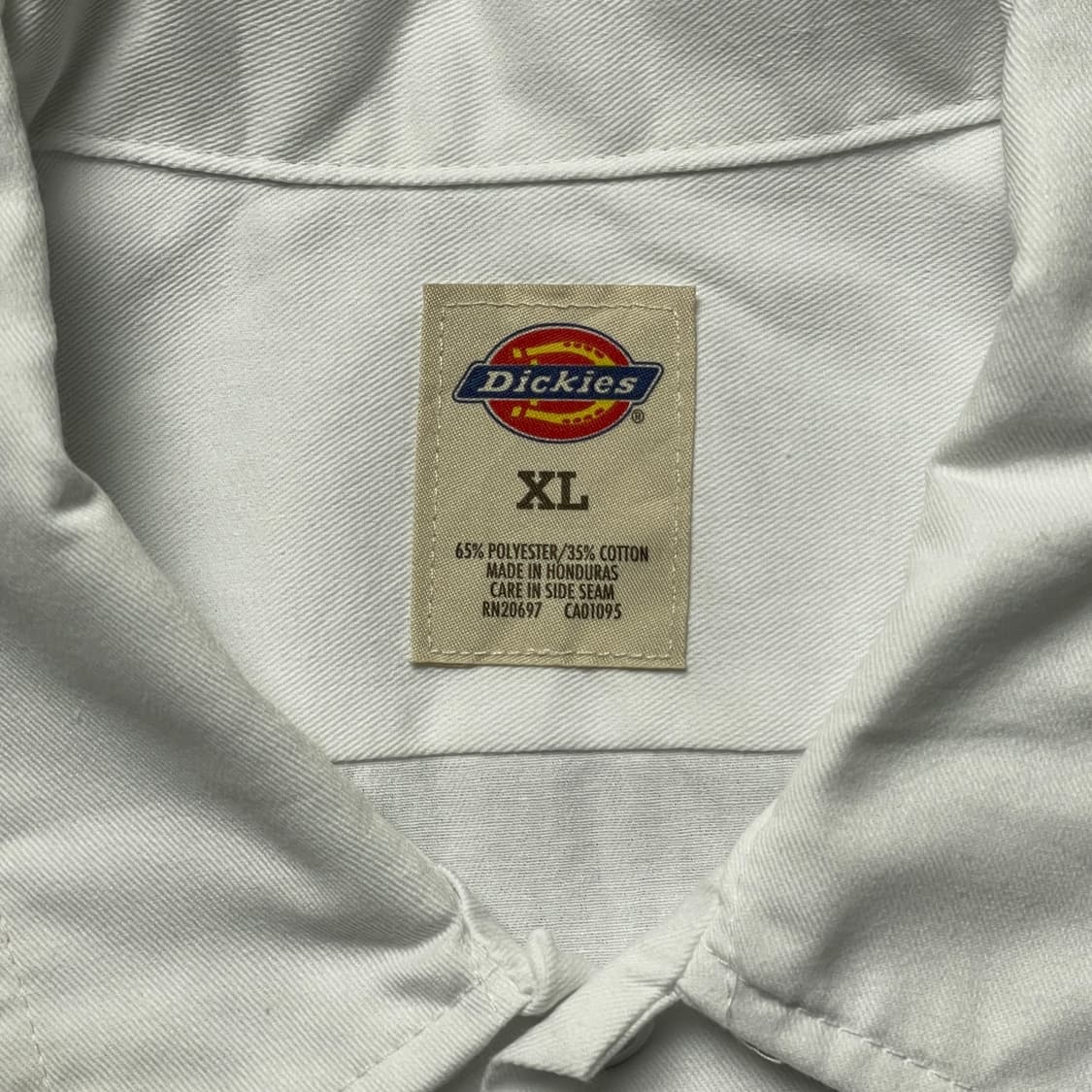 DICKIES 디키즈 빈티지 화이트 플랩포켓 반팔 워크셔츠 A00958 상품이미지9