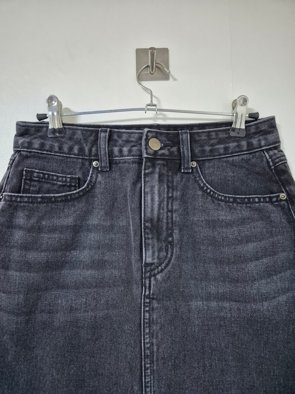 무신사스탠다드 우먼즈 데님 미니 스커트 상품이미지2