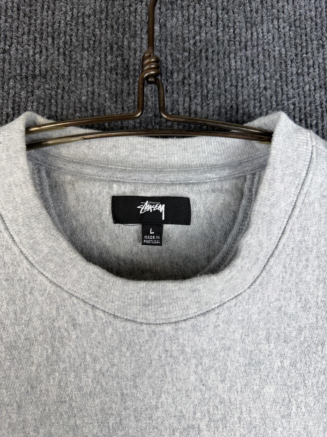 스투시 스탁로고 헤비웨잇 크루넥 맨투맨 상품이미지3