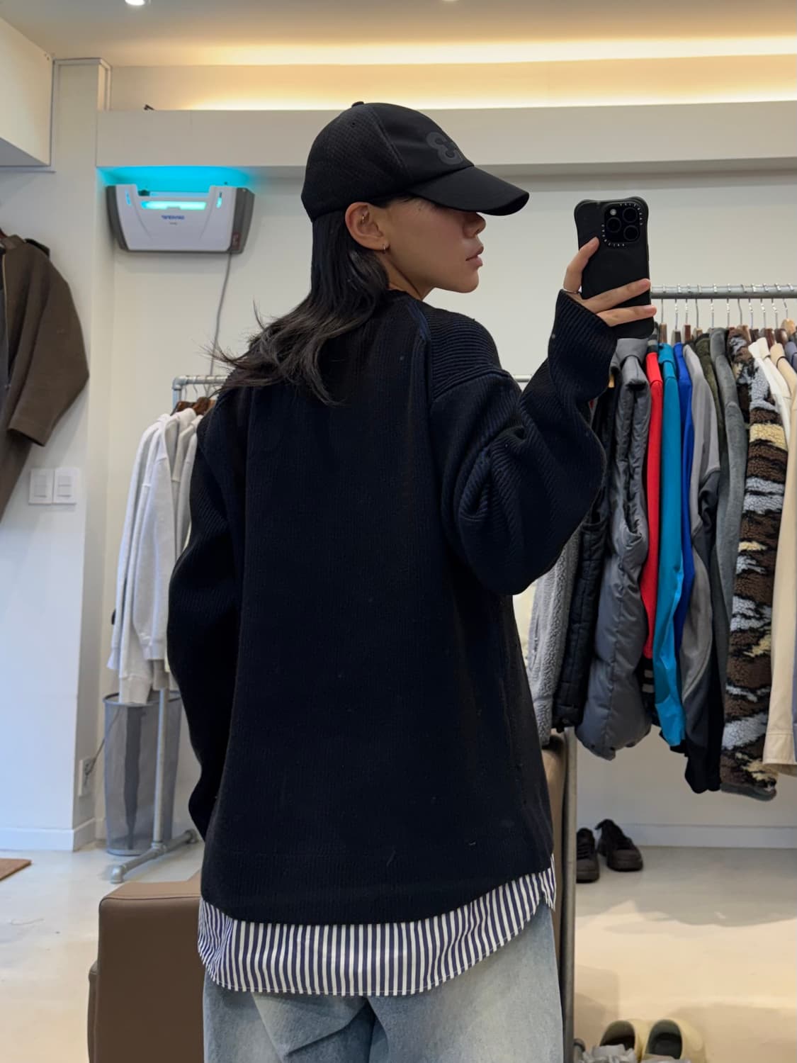 준지 셔츠레이어드 니트 상품이미지8