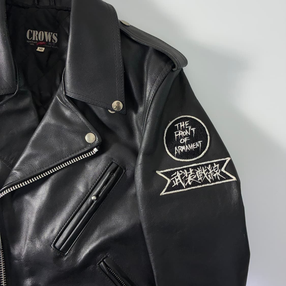 Crows  크로우즈 워스트 무장전선 TFOA 가죽 라이더 자켓 상품이미지5
