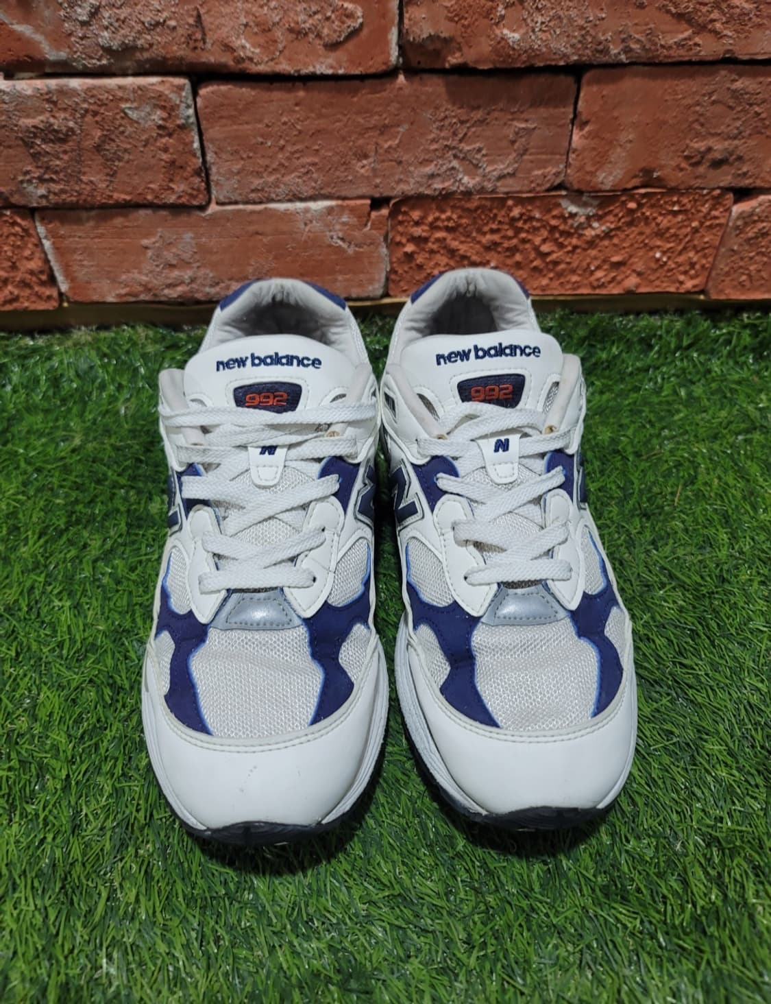 뉴발란스 992  MADE IN USA 화이트 네이비 275 상품이미지3