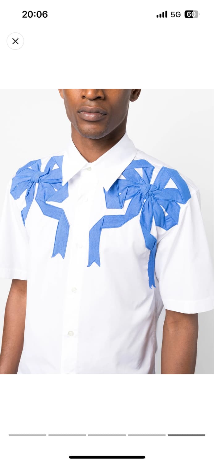 Stefan Cooke 리본 셔츠 m 상품이미지3