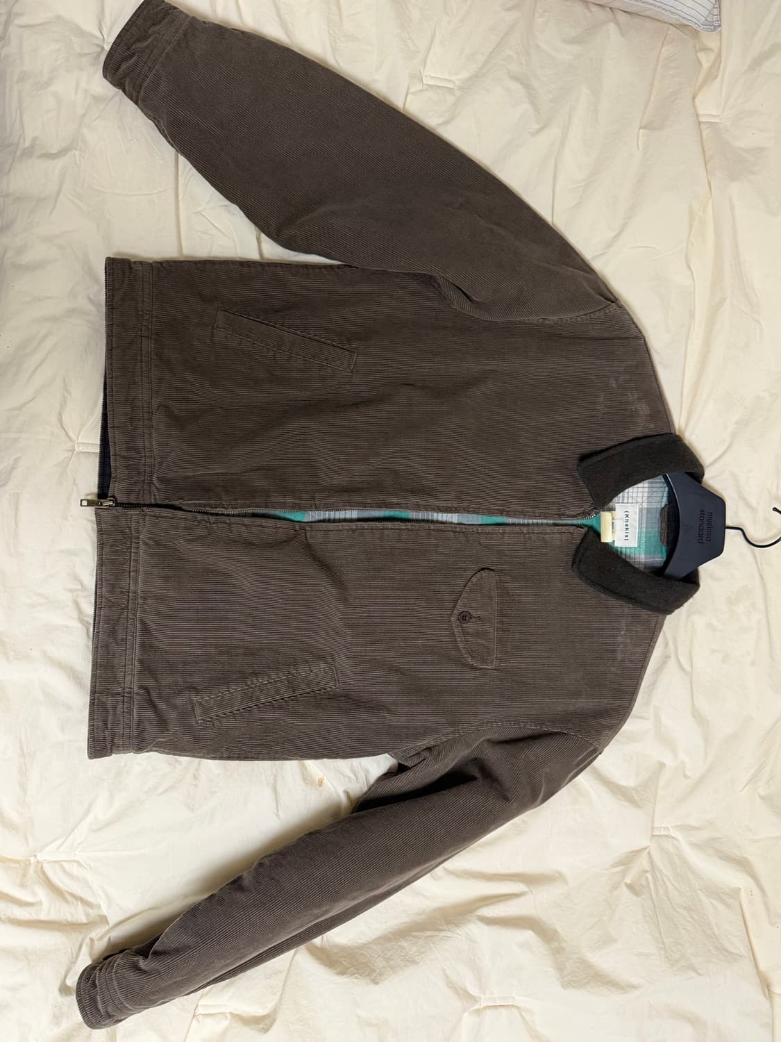 카키스 코듀로이 스윙자켓 올리브 상품이미지2