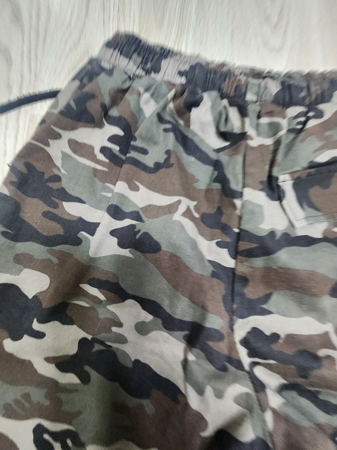 립합 카모 카고팬츠 여름소재 상품이미지3