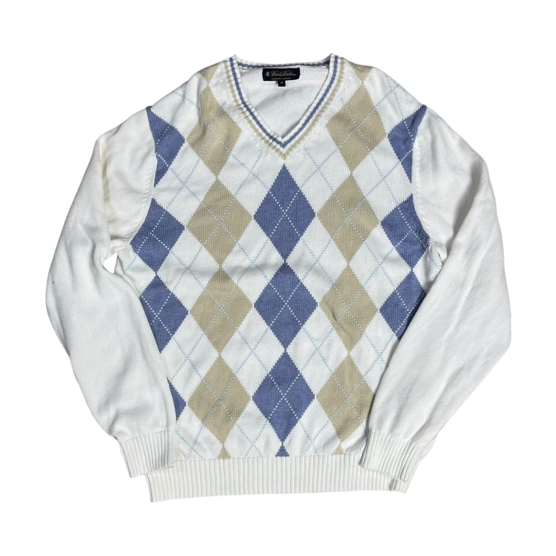 [Brooks Brothers] 브룩스브라더스 아가일 코튼 니트 상품이미지1