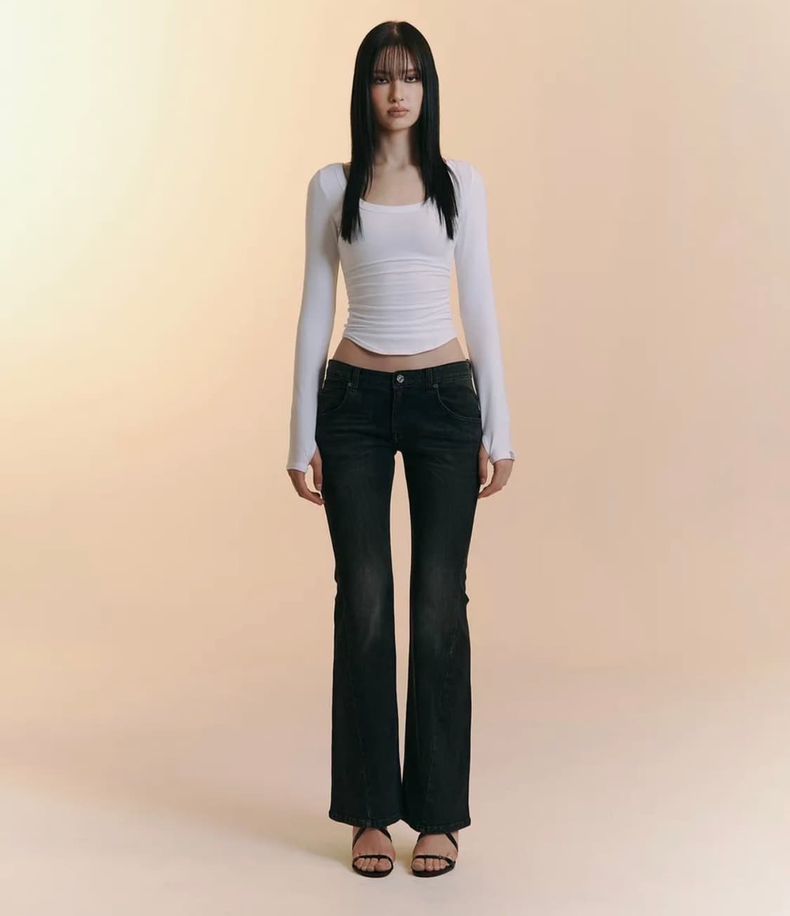 플리즈노팔로우 부츠컷 데님 상품이미지1