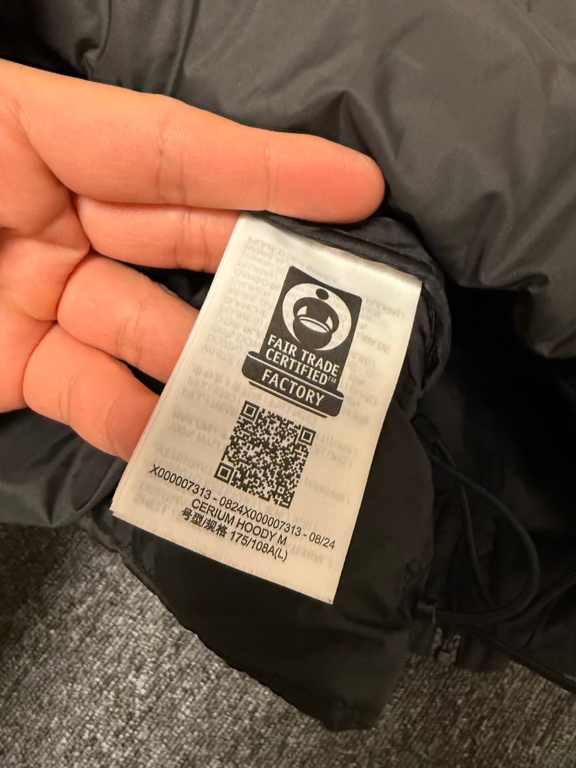 [L] 아크테릭스 세륨 후디 블랙 상품이미지9