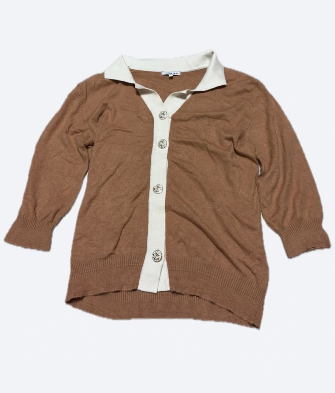 THE IZEL 브라운 가디건 상품이미지5