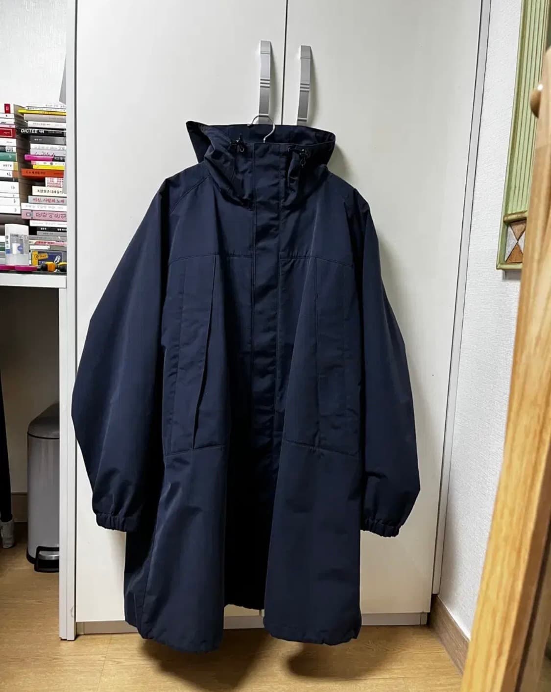 MISTER GENTLE MAN 네이비 후드 코트 XL 상품이미지1