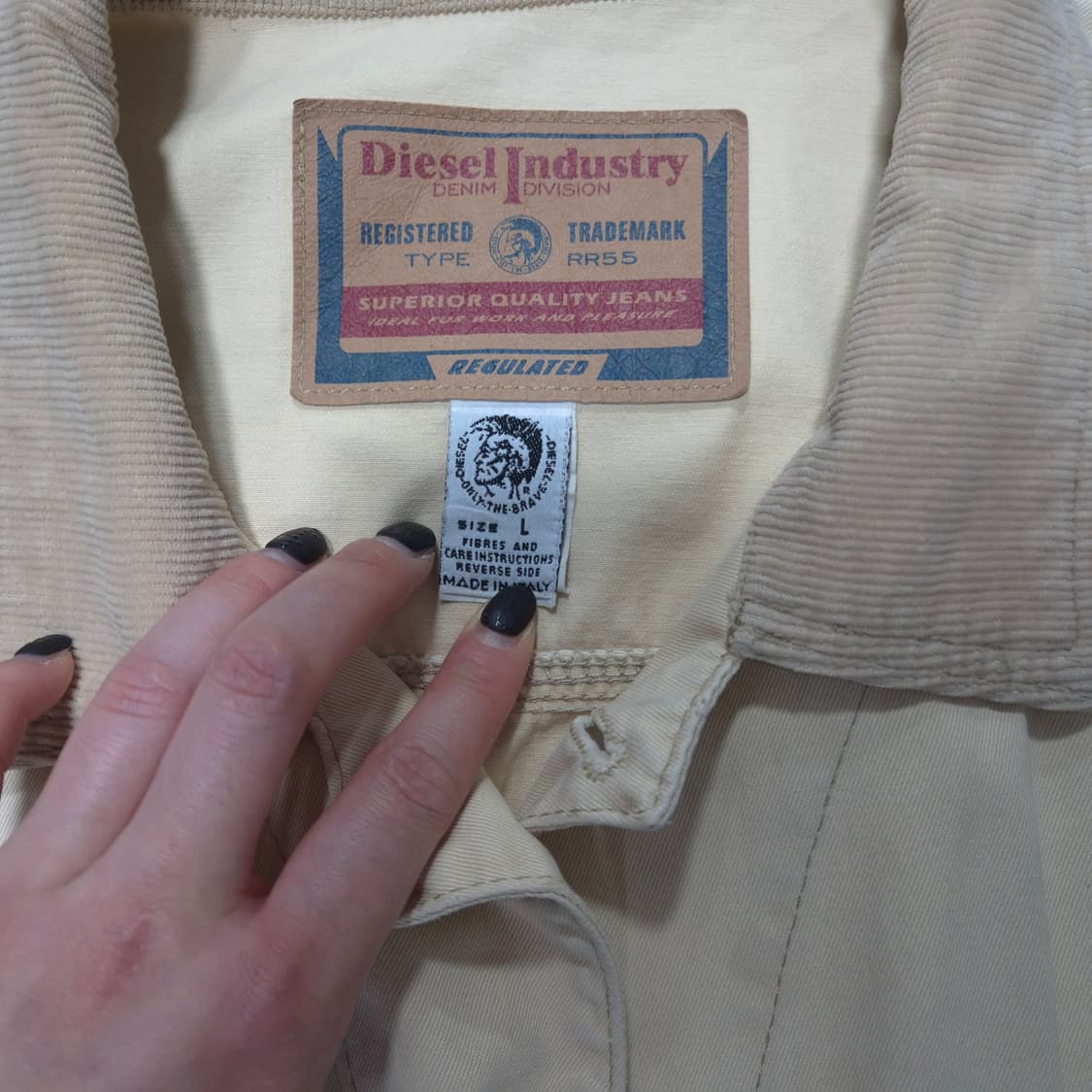 디젤 트리거 베이지 자켓 L 상품이미지4