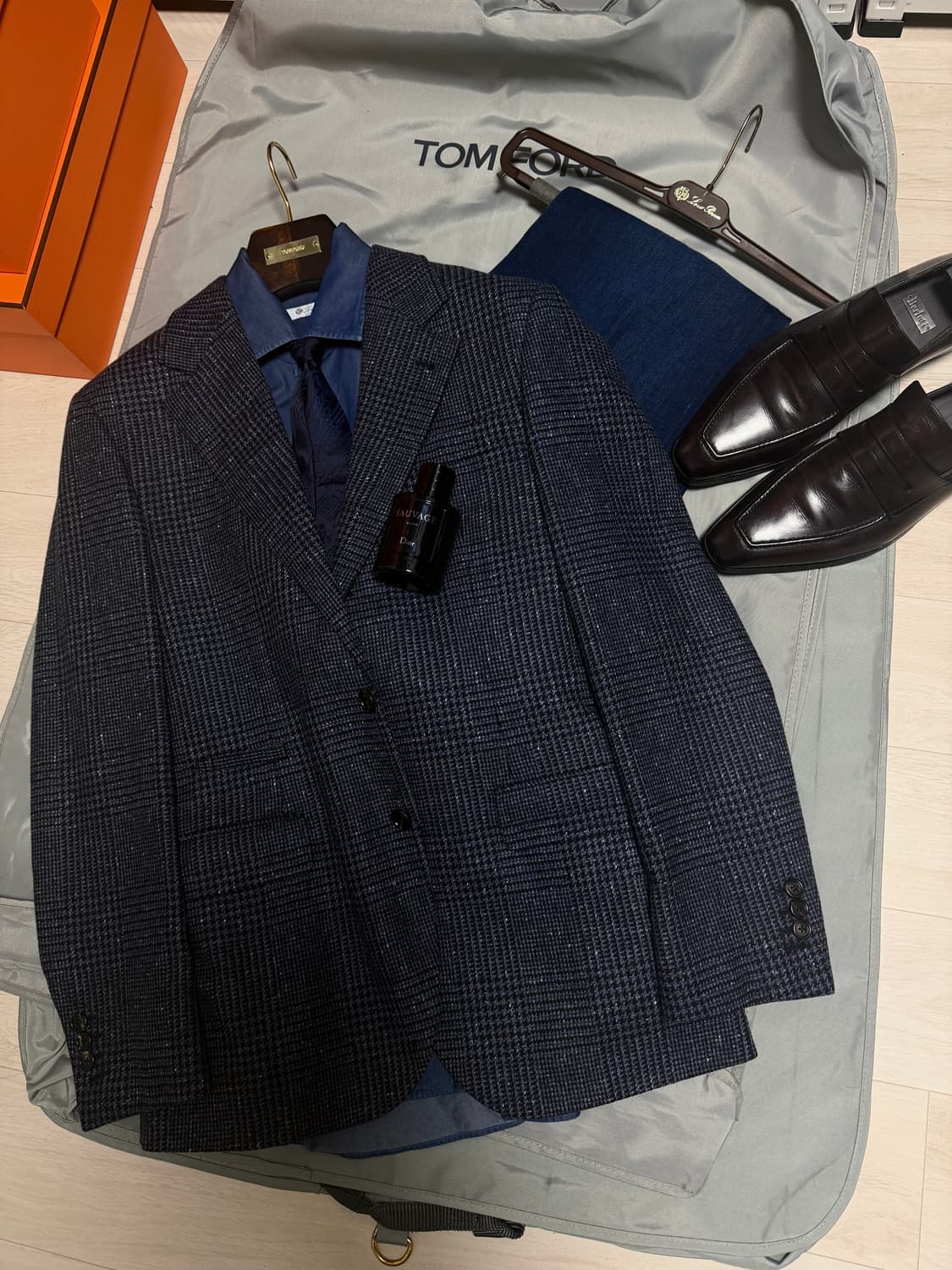 (명작,강추👍)브루넬로쿠치넬리 사르토리아 체크 블레이져 자켓 상품이미지4