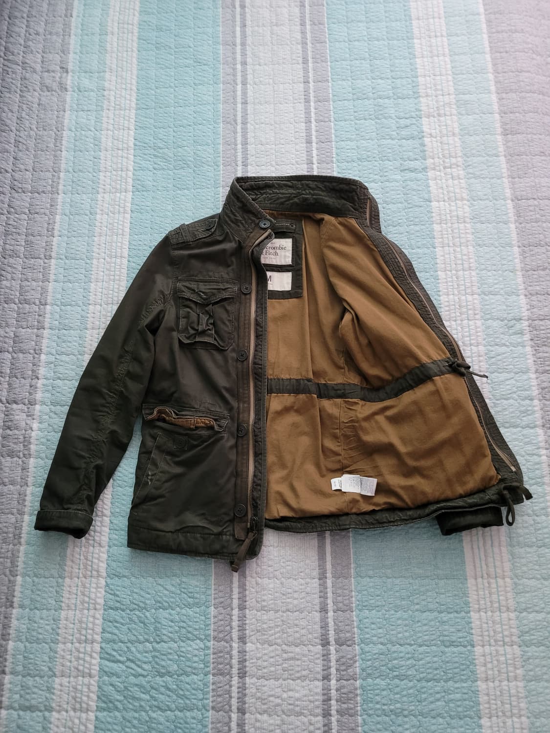 아베크롬비. Abercrombie 밀리터리 필드야상자켓 M 100사이즈 상품이미지4