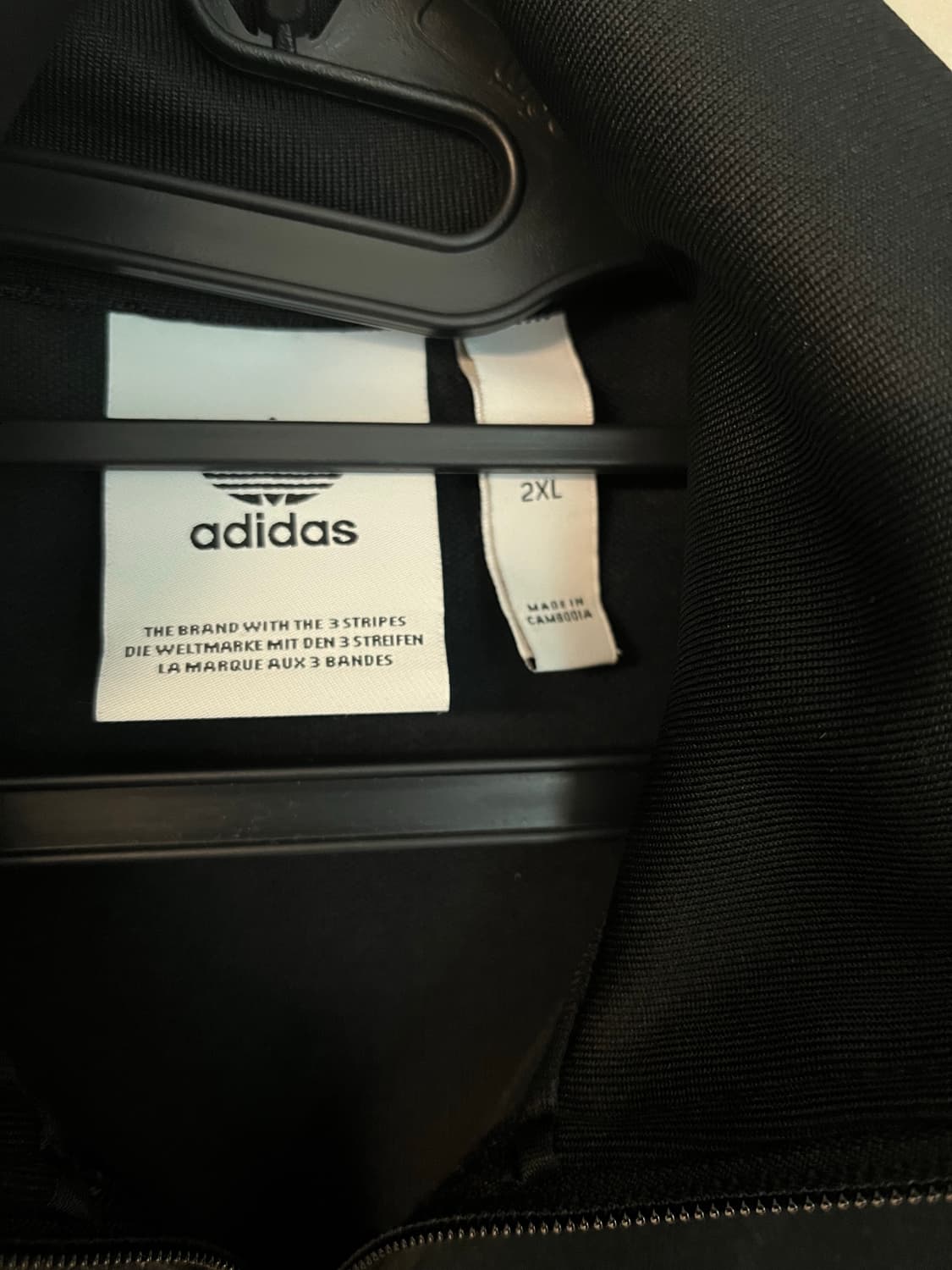 (2XL) 아디다스 베켄바우어 져지 블랙  상품이미지4