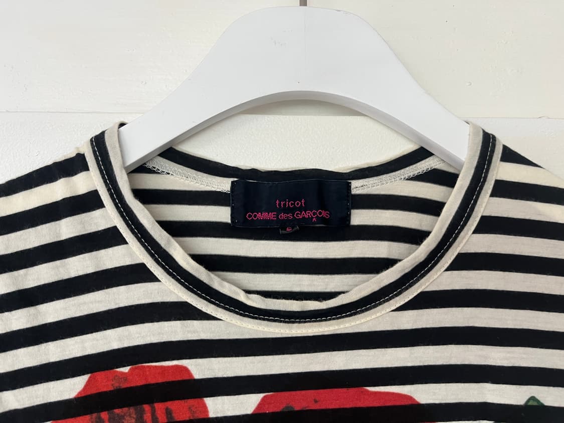 꼼데가르송 트리콧 티셔츠 상품이미지3