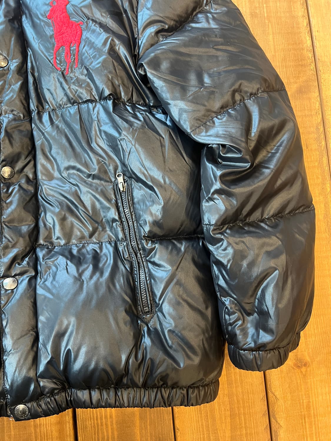 폴로 글로시 빅포니 푸퍼 패딩 상품이미지8