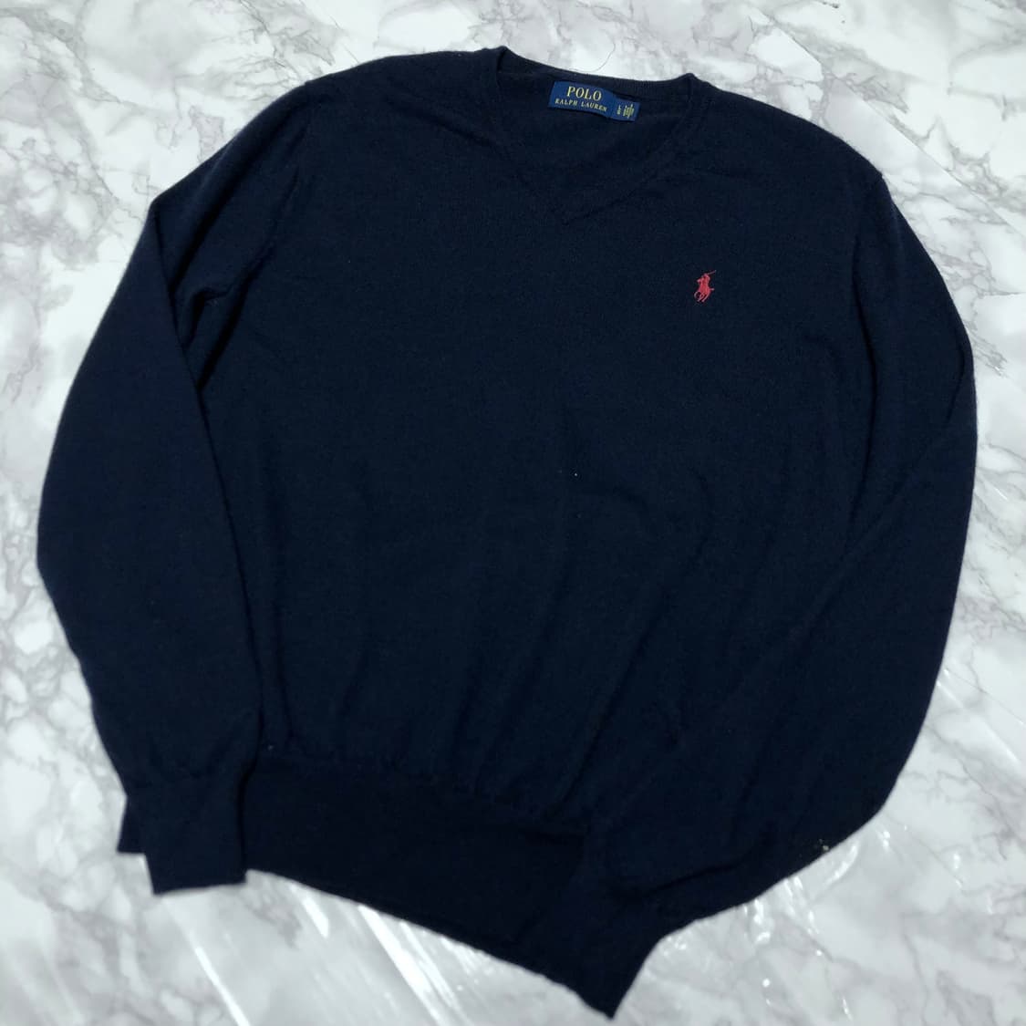 폴로 랄프로렌 브이넥 니트 상태 최고 상품이미지1